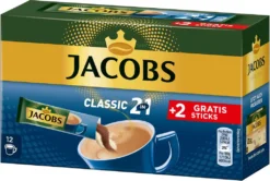 JACOBS Löskaffee Classic 2in1 Löslicher Kaffee 12 X 10+2 Sticks Instantkaffee 9 JACOBS Löskaffee Classic 2in1 Löslicher Kaffee 12 X 10+2 Sticks Instantkaffee -Kaffee Verkäufe f74162e8b4860b99a17b400345c95bd1