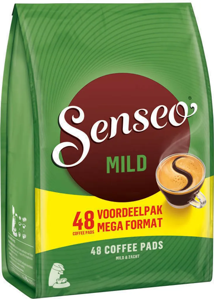 SENSEO Kaffeepads Mild Senseopads 48 Getränke Pads XXL Vorratspackung Softpad 2 SENSEO Kaffeepads Mild Senseopads 48 Getränke Pads XXL Vorratspackung Softpad – Bild 2