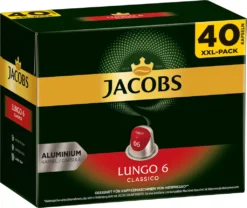 Jacobs Lungo 6 Classico XXL-Pack | 40 Nespresso® Komp. Kapseln 7 Jacobs Lungo 6 Classico XXL-Pack | 40 Nespresso® Komp. Kapseln -Kaffee Verkäufe f7687533dd9c00645078d7e74d0129e7