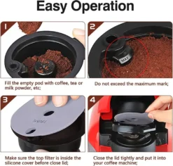 1 Stück Nachfüllbarer Wiederverwendbarer PP Kaffeekapsel Filter Für Bosch Tassimo 180 Ml Kapazität, Lebensmittelqualität -Kaffee Verkäufe f9e3b8e14b2834170a91b1a42a1f4a6d