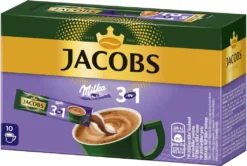 JACOBS Löskaffee 3in1 Milka®* 12x10 Sticks Löslicher Instantkaffee 120 Getränke -Kaffee Verkäufe fac902ece26a9dc2f02050e18d403266