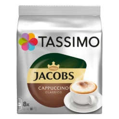 Tassimo Jacobs Cappuccino Classico (5 X 8 Getränke) 12 Tassimo Jacobs Cappuccino Classico (5 X 8 Getränke) -Kaffee Verkäufe fb8a48aa6d5c65b5e02e5f9383985946