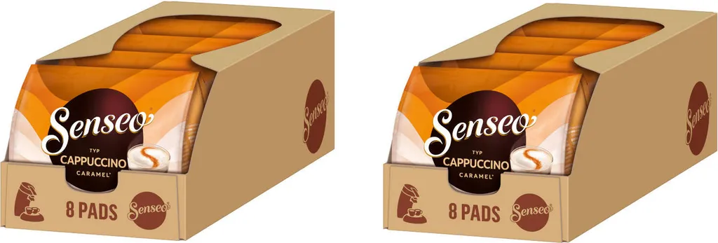 SENSEO Typ Cappuccino Caramel Pads 10er Pack 10 X 8 Getränke 1 SENSEO Typ Cappuccino Caramel Pads 10er Pack 10 X 8 Getränke