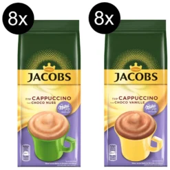 JACOBS Löskaffee Typ Cappuccino 8 X Choco Nuss + 8 X Choco Vanille -Kaffee Verkäufe fea0e5038fe003a8af27e21a3eea35cf