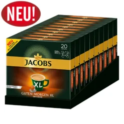 JACOBS Kapseln Guten Morgen XL Intense 200 Nespresso®* Kompatible Kaffeekapseln
